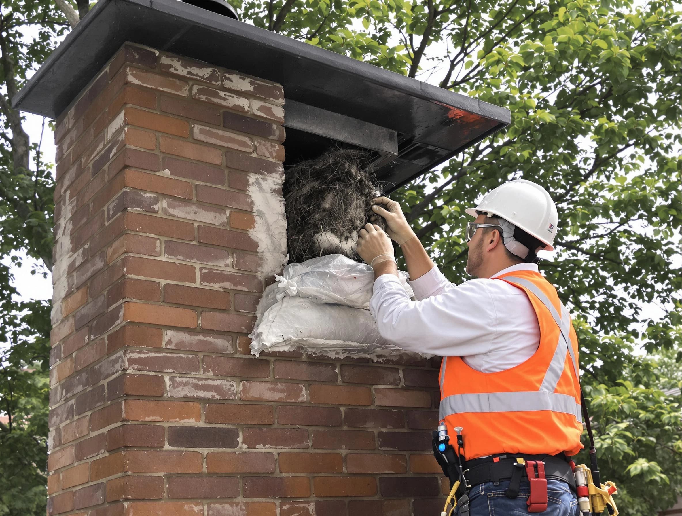 Humane removal of debris and animals by Chandler Chimney Sweep in Chandler, AZ