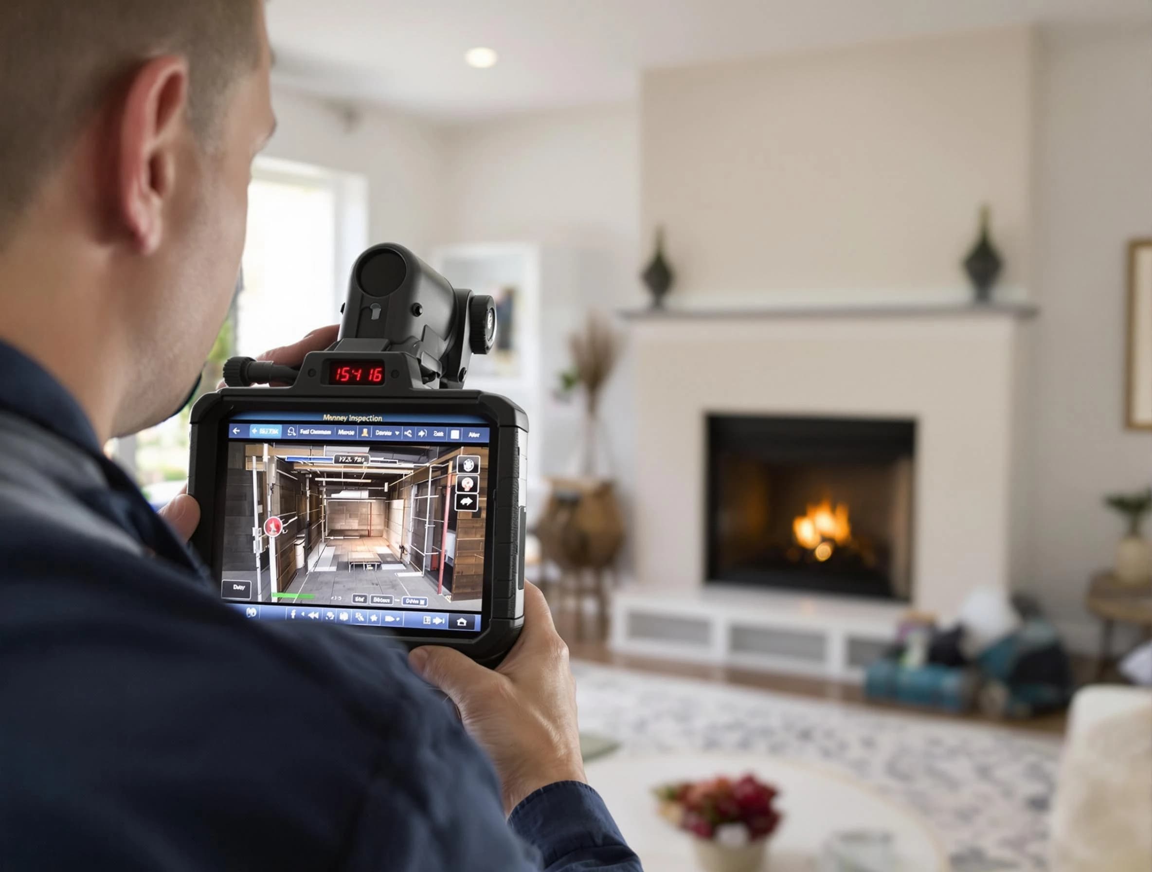 Chandler Chimney Sweep conducting a thorough chimney inspection in Chandler, AZ