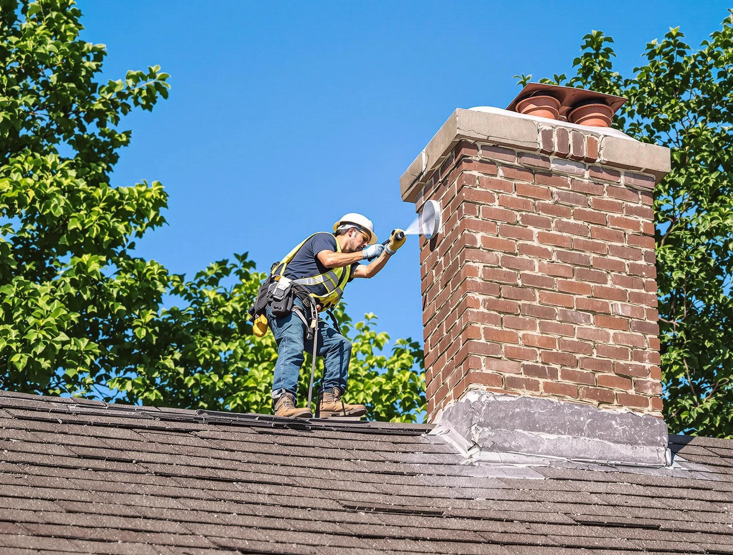 Chandler Chimney Sweep performing an inspection with advanced tools in Chandler, AZ