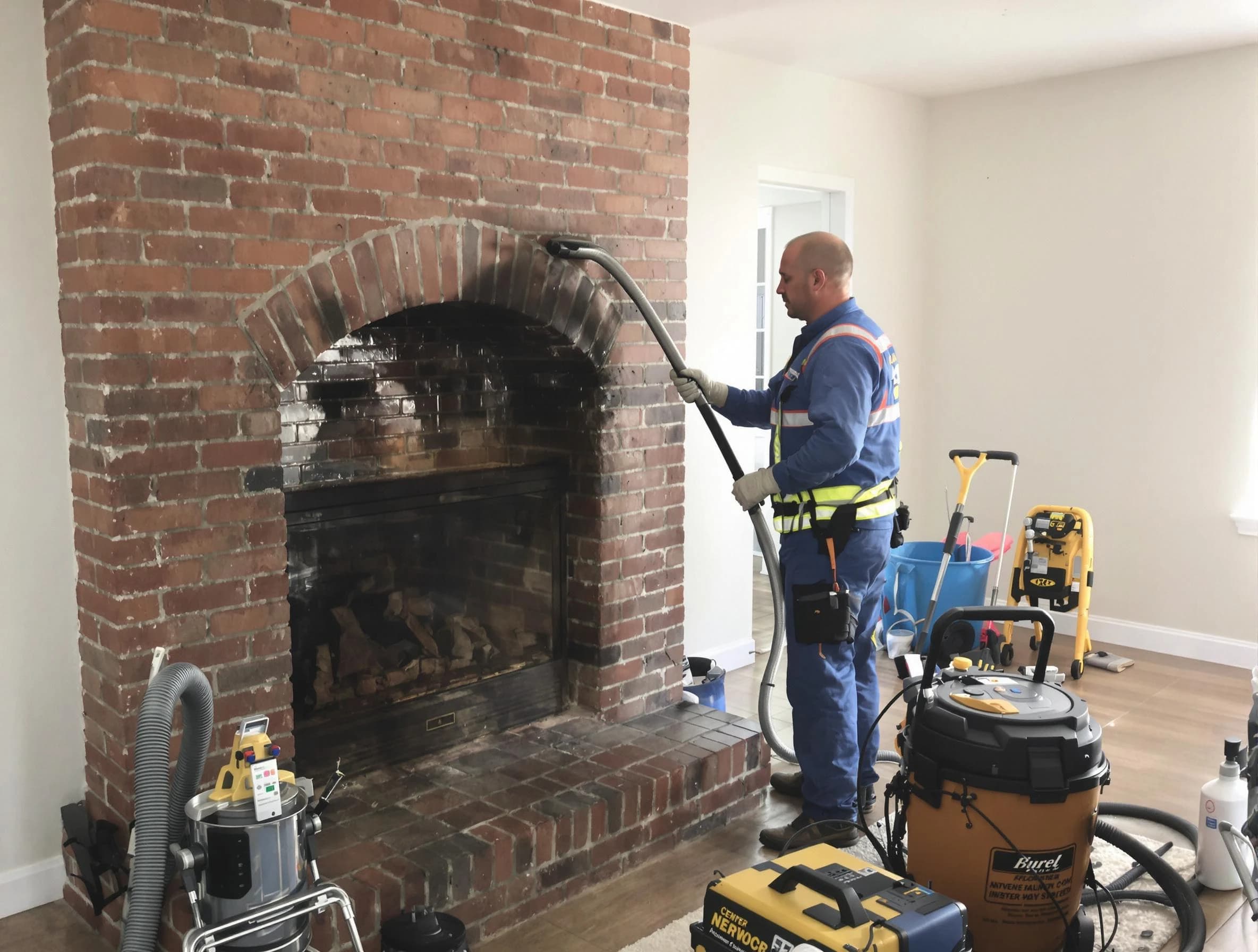 Chandler Chimney Sweep expert performing detailed chimney sweep in Chandler, AZ