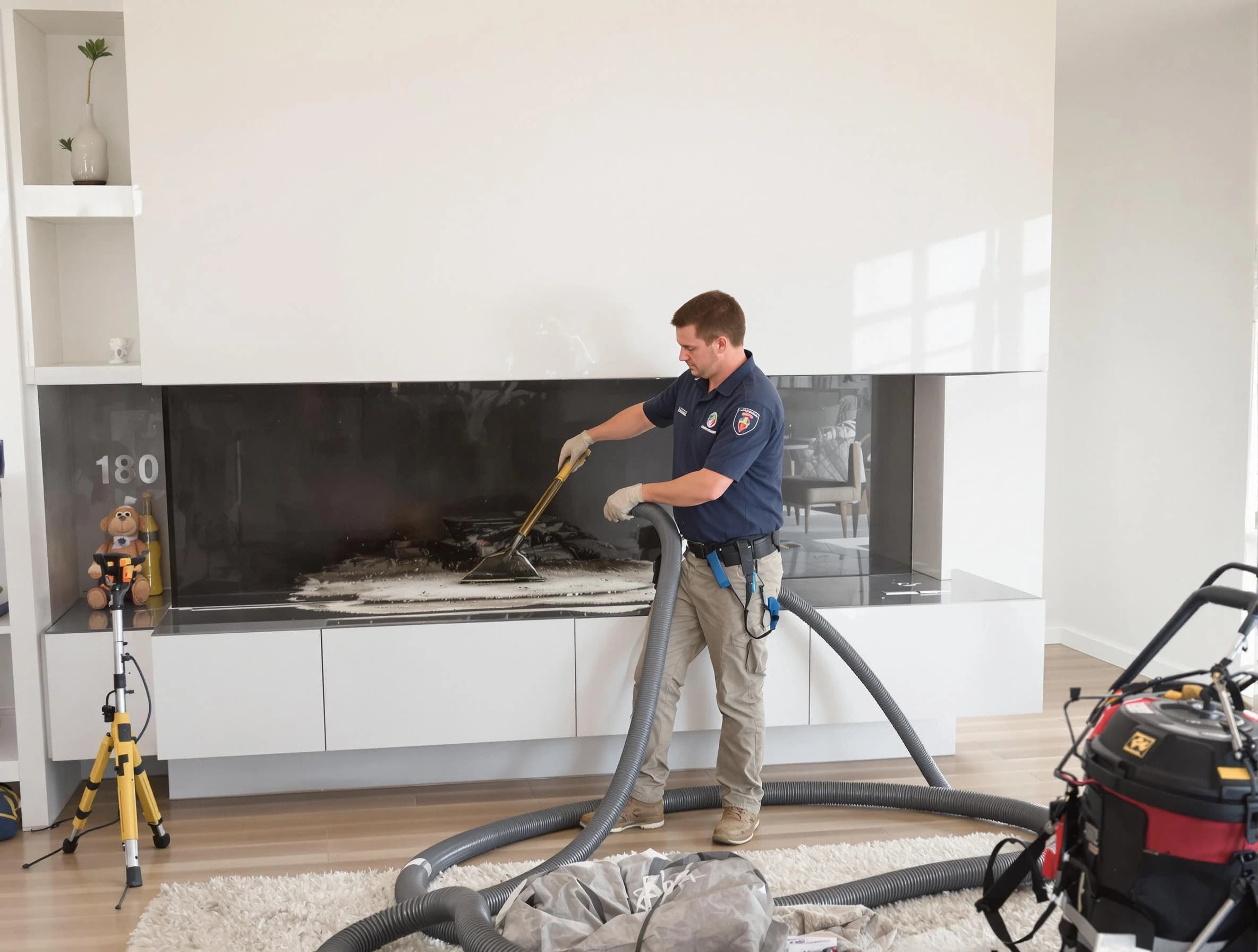 Chandler Chimney Sweep technician providing chimney sweeping services in Chandler, AZ